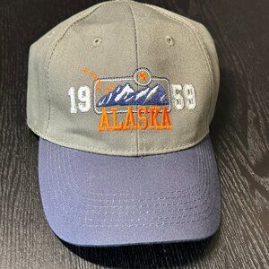 Alaska Est 1959 Hat - Adjustable Snapback - Green Blue Cap